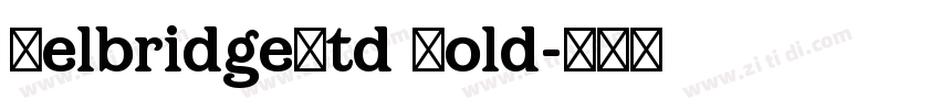 FelbridgeStd Bold字体转换